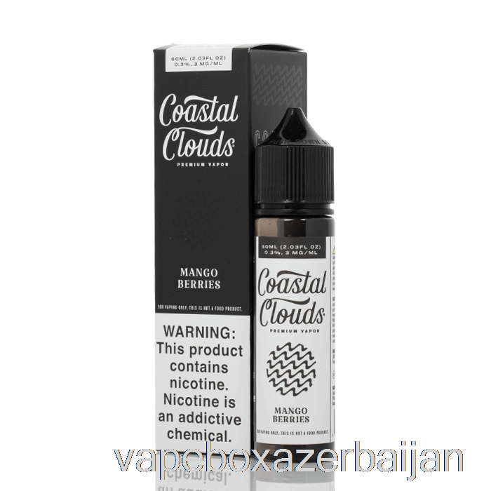 E-Juice Vape Mango Berries - Coastal Clouds Co. - 60mL 3mg